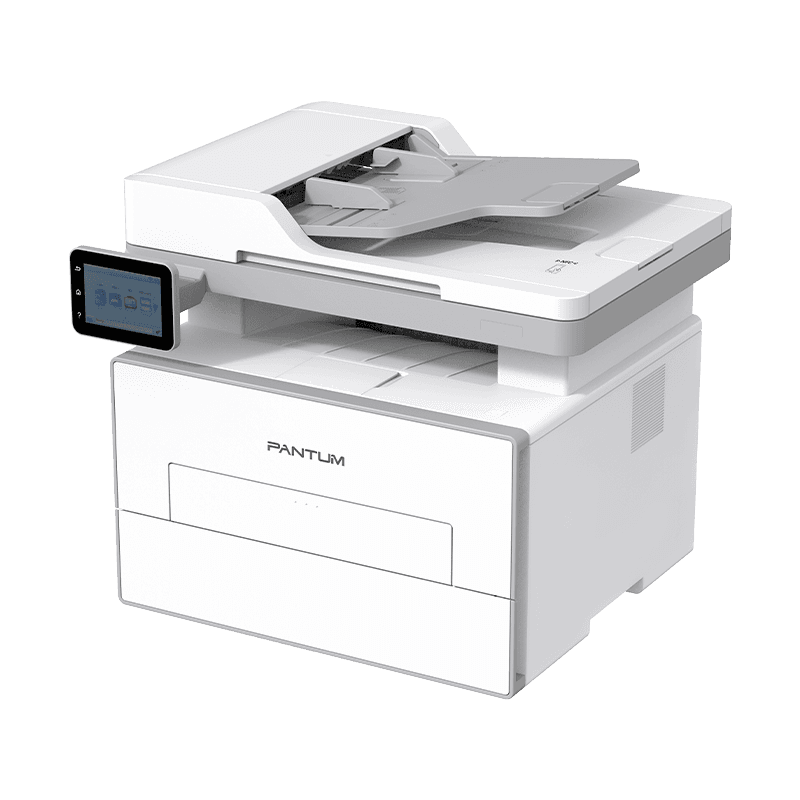Multifunctional laser mono Pantum BM4300ADW A4, 33ppm, Procesor 800MHz, memorie 512MB, Limbaje PCL5e,PCL6,PS3,PDF1.7,GDI, Duplex, DADF, ADF 50 coli,Tava alimentare de 250 coli si tava iesire de 120 coli, Ecran tactil de 3.5 inchi, Recomandat pentru maxim 10000 pagini pe luna, Conectivitate