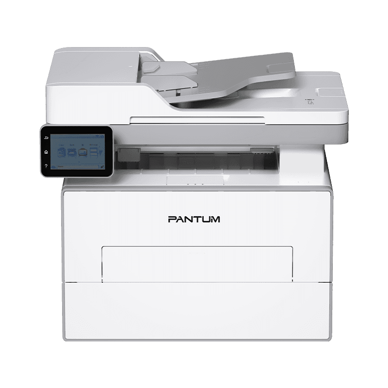 Multifunctional laser mono Pantum BM4300ADW A4, 33ppm, Procesor 800MHz, memorie 512MB, Limbaje PCL5e,PCL6,PS3,PDF1.7,GDI, Duplex, DADF, ADF 50 coli,Tava alimentare de 250 coli si tava iesire de 120 coli, Ecran tactil de 3.5 inchi, Recomandat pentru maxim 10000 pagini pe luna, Conectivitate