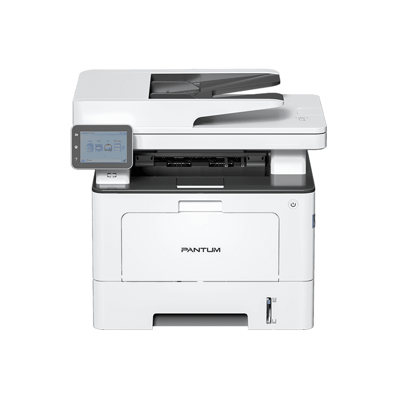 Multifunctional PANTUM BM5220ADW MONO, Dimensiune A4, Functi: Printare, Scanare, Copiere, Duplex automat, Viteza printare: 42ppm, 1200x1200 dpi, Limbaje printare: PCL5e, PCL6, PS, GDI, Procesor: 1.2 GHz, Memorie: 1GB RAM, Touchscreen 3.5", NFC, Viteza copiere: 42ppm, DADF 50 coli, numar copii max:99