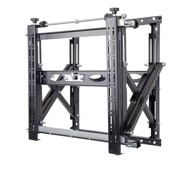 Suport perete cu pop-out B-Tech pentru ecrane cu diagonale intre 42"-120", greutate maxima suportata 125kg, VESA min. 200x100, VESA max. 400x400, distanta maxima de la perete 29.3 cm, sistem Push to open/push to close, se poate monta atat pe perete cat si pe bara, negru