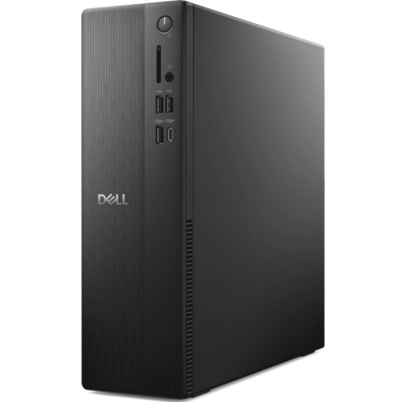 Dell Pro Slim Essential (QVS1260), desktop slim chassis, 180W PSU, ENERGY STAR Qualified, Intel Core Ultra 5 225 processor (20 MB cache, 10 cores, 10 threads, up to 4.9 GHz, 65W), Intel UHD Graphics, 8GB: 1 x 8 GB, DDR5, 5600 MT/s, 512GB M.2 PCIe NVMe SSD, No Media Card Reader, No PCIe add-in card