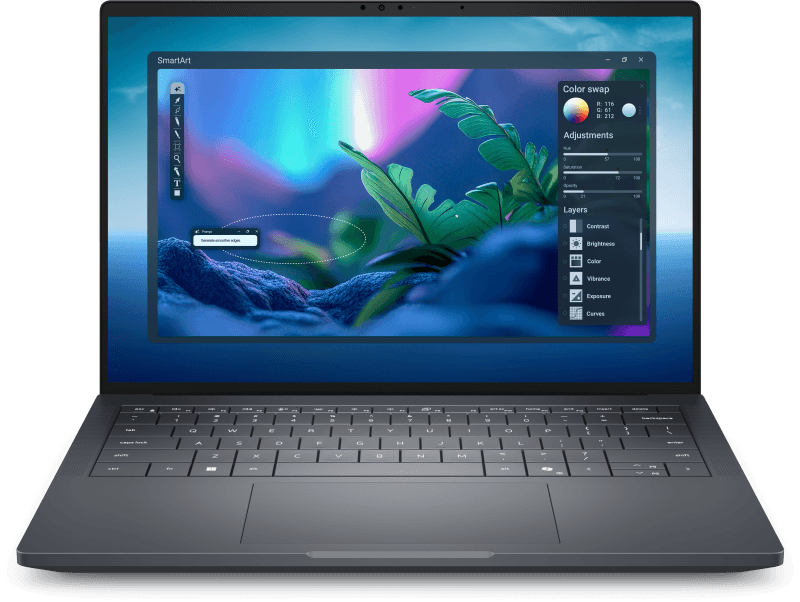 Laptop Workstation DELL Pro Max 14 Premium, cu procesor Intel Core Ultra 7 265H, 14'' WVA, 32 GB LPDDR5x, 1 TB SSD, NVIDIA RTX PRO 2000 Blackwell, 8GB GDDR7, Windows 11 Pro