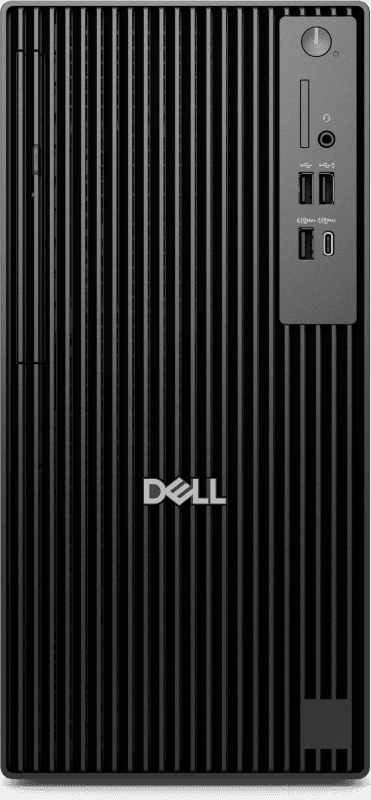 Dell Pro Tower Plus QBT1250, 260W PSU, ENERGY STAR Qualified, EPEAT Silver with Climate+, Intel(R) Core(TM) Ultra 7 265 (13 TOPS NPU, 20 cores, up to 5.3GHz), Integrated Graphics, 16GB: 1 x 16GB, DDR5, up to 5600 MT/s, non-ECC, 512GB SSD TLC, SSD and ODD selected / No 3.5" HDD selected, 8x