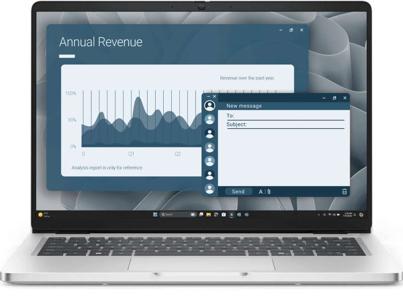 Laptop Business DELL Pro 14, cu procesor AMD Ryzen AI 7 PRO 350, 14'' IPS, 16 GB DDR5, 512 GB SSD, AMD Radeon 860M, Windows 11 Pro