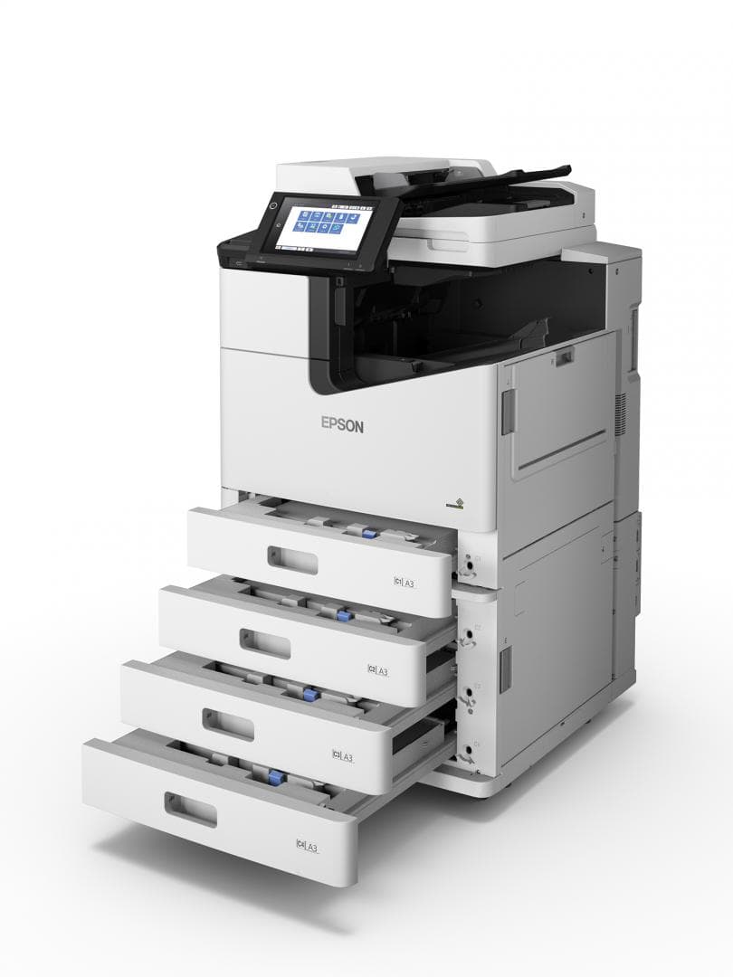 Multifunctional inkjet color Epson WF-C20750 D4TW, dimensiune A3 (Printare, Copiere, Scanare, Fax), duplex, viteza 75ppm alb-negru, 75ppm color, rezolutie 600 X 2400 dpi, limbaj de printare: PCL5c, PCL6, PostScript 3, PDF 1.7, ESC/P, ESC/P-R, PCL5e, ESC/Page, ESC/Page-Colour alimentare hartie