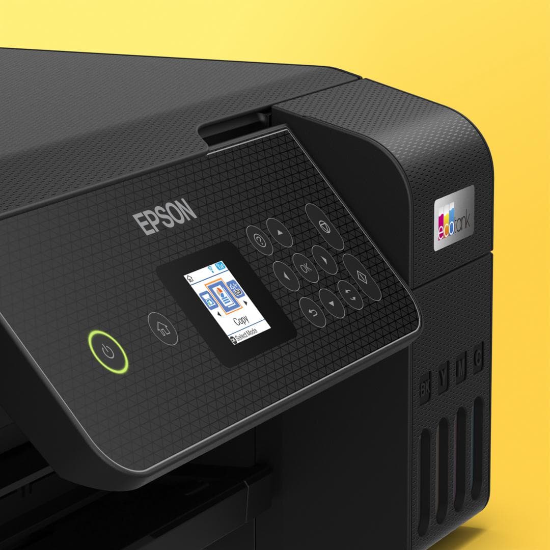 Multifunctional inkjet color Epson EcoTank CISS L3280, dimensiune A4 (Printare,Copiere, Scanare), printare borderless, viteza 33ppm alb- negru, 15ppm color, rezolutie 5760x1440 dpi, alimentare hartie 100 coli, scanner CIS rezolutie 1.200  x 2.400 DPI, interfata: USB ,WI-FI, Wi-Fi Direct, display 3,7