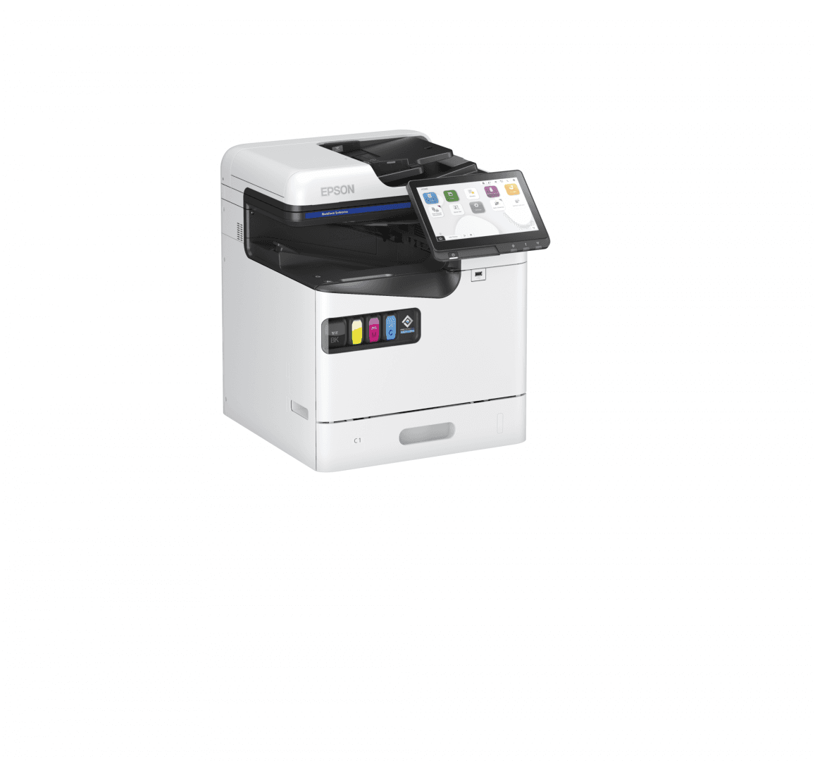 Epson Multifunctional color Inkjet A4 AM-C400, (Print, Scan, Copy) Tehnologie DURABrite™ Ultra, Duplex automat, Viteza printare: 40ppm mono si color, Volum maxim lunar: 384.000 pagini, Viteza scanare: 50ipm, Scanare catre email, FTP, retea, USB, Formate iesire: BMP, JPEG, TIFF, multi-TIFF, PDF