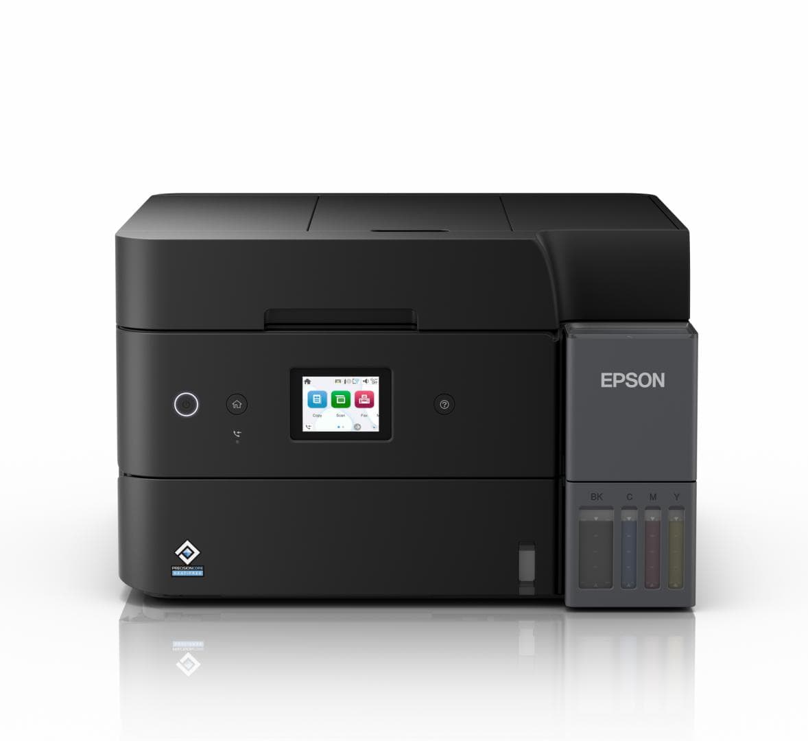 Multifunctional inkjet color Epson EcoTank CISS L6390, dimensiune A4 (Printare,Copiere, Scanare, Fax), printare borderless, viteza 35ppm alb-negru, 23ppm color, rezolutie 4800x1200 dpi, alimentare hartie 250 coli,ADF 30 coli, duplex automat ,scanner CIS rezolutie 1200x2400, display: Color