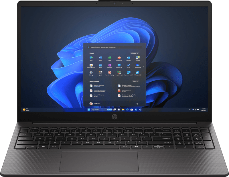 Laptop SMB HP 250R G10, cu procesor Intel Core 5 120U, 15.6'' TN, 16 GB DDR5, 512 GB SSD, Intel Graphics, Windows 11 Pro