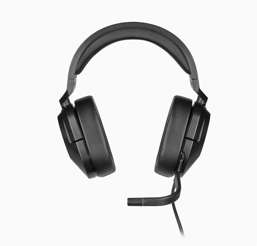 Casti cu microfon Corsair HS55 STEREO, Multi-platform Gaming and Mobile, 20Hz-20KHz, 32ohm, 114db, driver 50mm, negru
