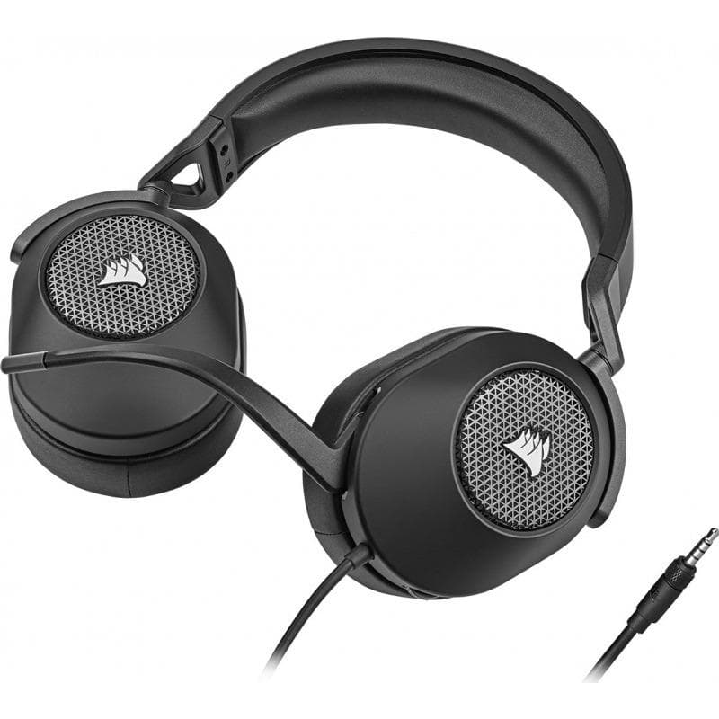 Casti cu microfon Corsair HS65 Surround 7.1, Multi-platform Gaming and Mobile, 20Hz-20KHz, 32ohm, 114db, negru