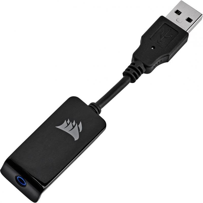Casti cu microfon Corsair HS65 Surround 7.1, Multi-platform Gaming and Mobile, 20Hz-20KHz, 32ohm, 114db, negru