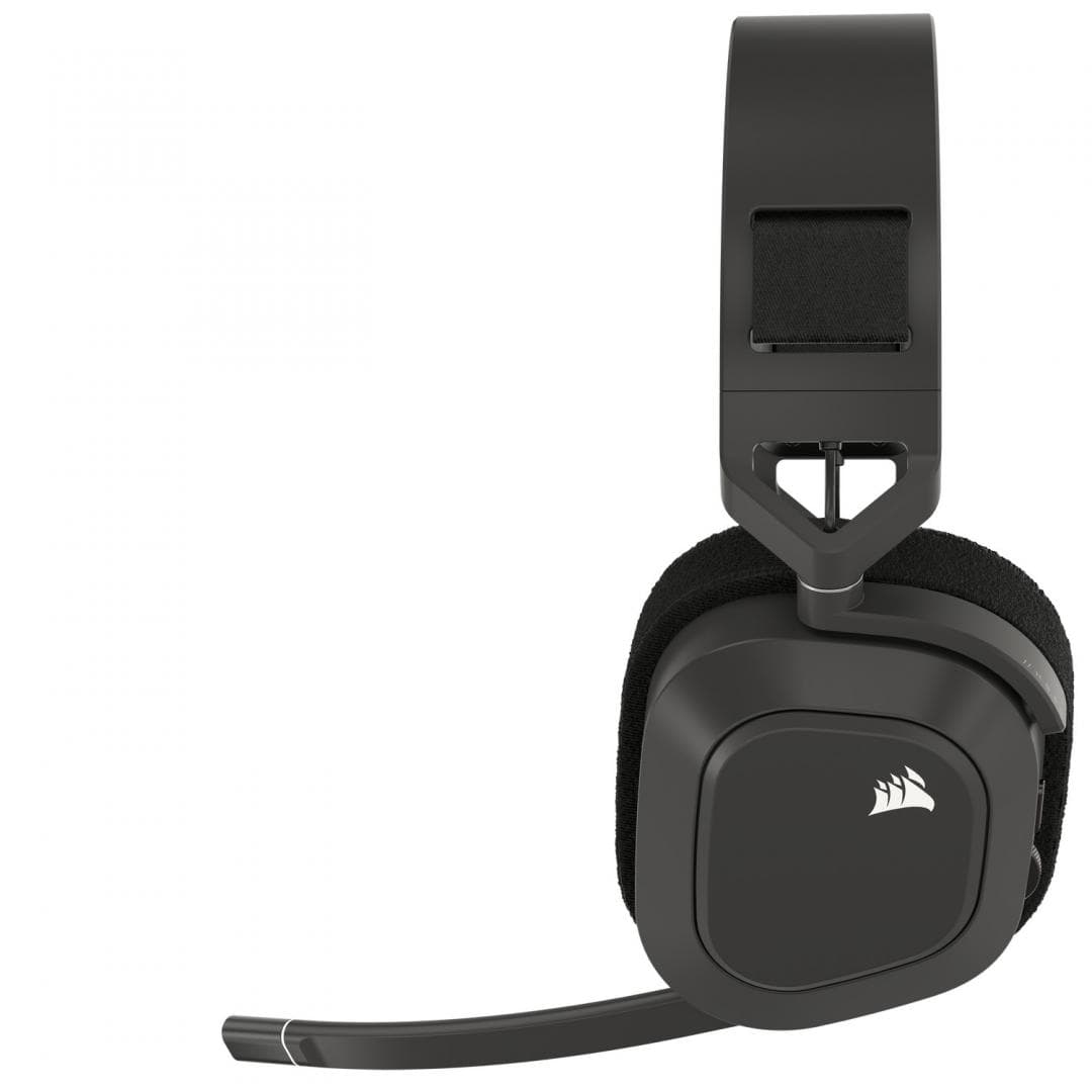 Edition  HS80 MAX WIRELESS Type  Wireless (RF + Bluetooth) Design Audio Intended for      Computer Gaming     Console Gaming     Mobile Audio  Controls      Bluetooth/RF Button     Mic Auto-Mutes When Flipped Up     Power Button     Volume Wheel  Colour  Steel Grey Connectivity      1 x USB Type-C
