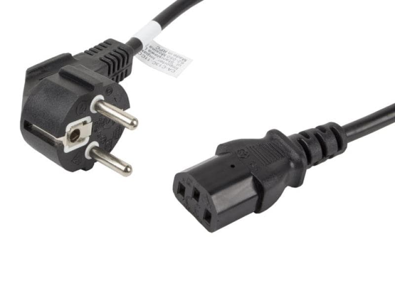 Cablu alimentare CEE 7/7  IEC 320 C13 1,8 m VDE negru