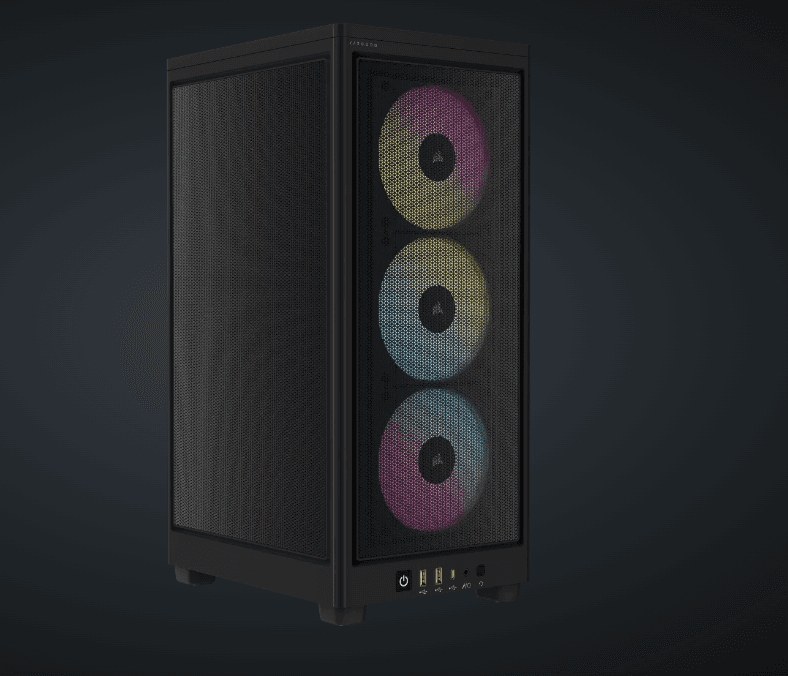 Carcasa Corsair 2000D Airflow RGB Mini-ITX NEGRU