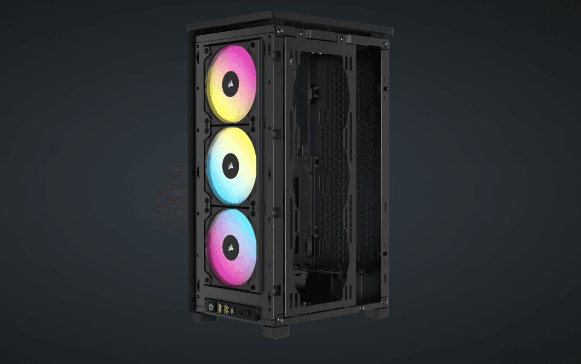 Carcasa Corsair 2000D Airflow RGB Mini-ITX NEGRU