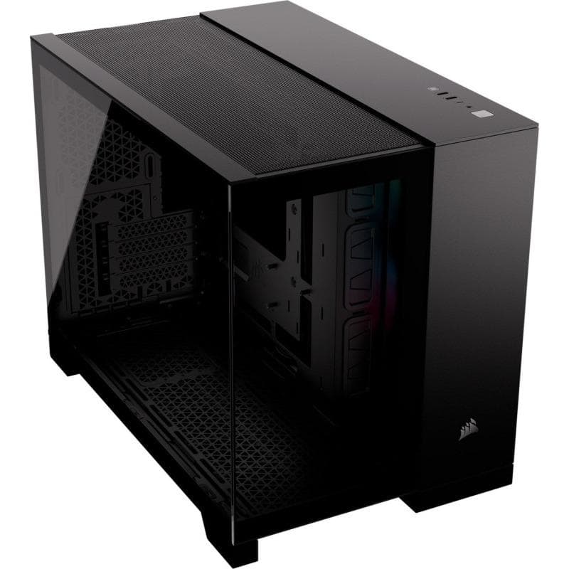 Carcasa CORSAIR iCUE LINK 2500X Micro ATX Dual Chamber NEGRU