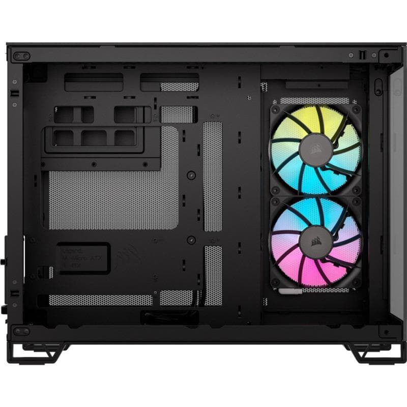 Carcasa CORSAIR iCUE LINK 2500X Micro ATX Dual Chamber NEGRU