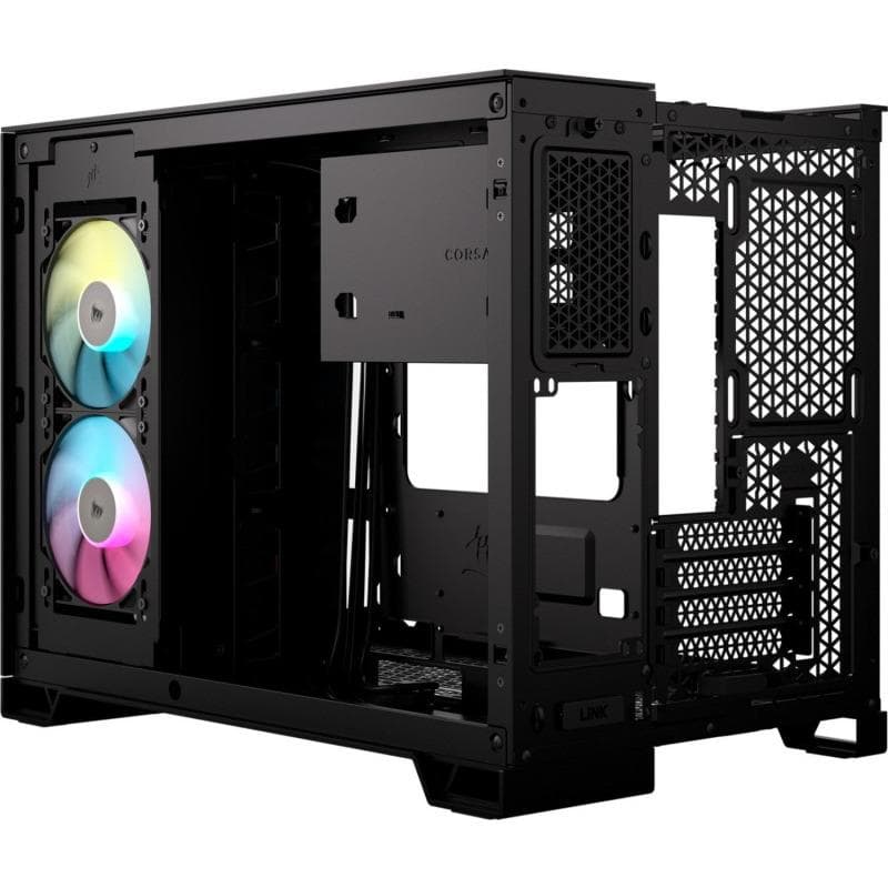 Carcasa CORSAIR iCUE LINK 2500X Micro ATX Dual Chamber NEGRU