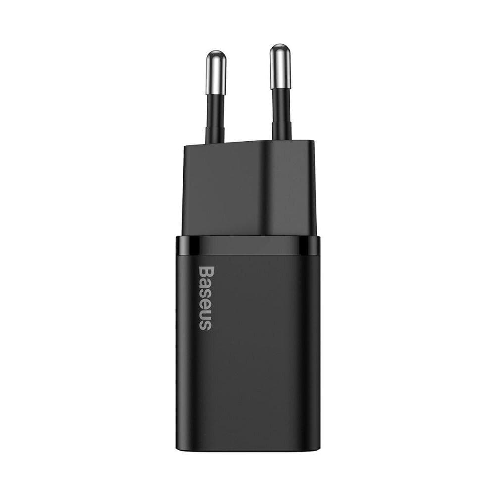 INCARCATOR retea Baseus Super Si, Quick Charge 20W, 1 x USB Type-C 5V/3A max, negru