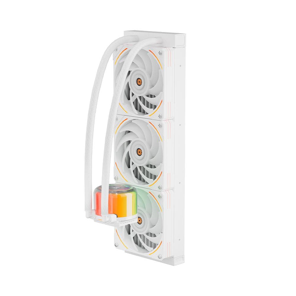 Cooler Procesor 1stPlayer CC-360-wh, display, aRGB, compatibil AMD/Intel, alb