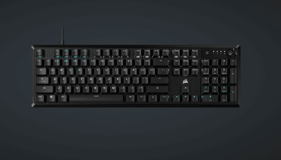 Tastatura mecanica CORSAIR K70 RGB CORE Mechanical Gaming Keyboard, Backlit RGB LED, CORSAIR Linear Red, Black, (CH-910971E-NA)