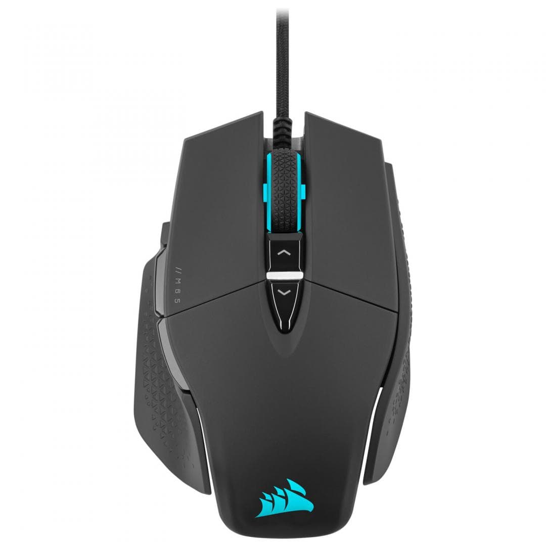 Mouse Gaming Corsair M65 RGB ULTRA Optical cu fir, negru