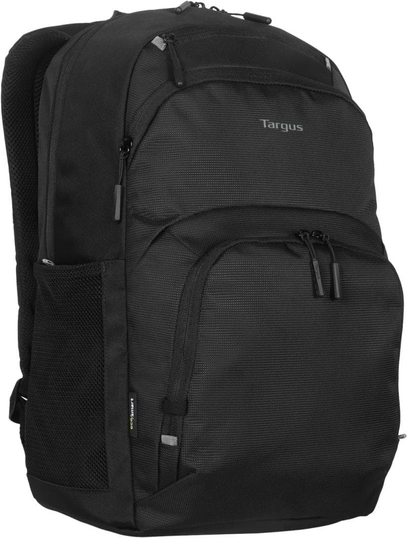 Rucsac laptop Targus Classic  EcoSmart®, pentru laptopuri de 15.6", capacitate 20 litri, material poliester, dimensiuni: 31 x 17.5 x 47 cm, dimensiune compartiment laptop: 38.7 x 2.5 x 26.5 cm, greutate  0.88 kg, negru
