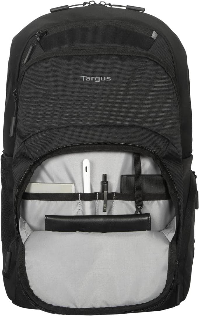 Rucsac laptop Targus Classic  EcoSmart®, pentru laptopuri de 15.6", capacitate 20 litri, material poliester, dimensiuni: 31 x 17.5 x 47 cm, dimensiune compartiment laptop: 38.7 x 2.5 x 26.5 cm, greutate  0.88 kg, negru