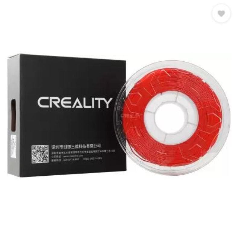 CREALITY CR PLA 3D Printer Filament, fluorescent red, 1KG, Printing temperature: 190-220, Filament diameter: 1.75mm, Tensile strength: 60MPa, Size of filament wheel: Diameter 200mm, height 66mm, hole diameter 56mm. Utilizare: pana la 6 luni de la deschiderea ambalajului.