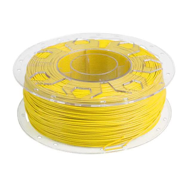 CREALITY CR PLA 3D Printer Filament, yellow, 1KG, Printing temperature: 190-220, Filament diameter: 1.75mm, Tensile strength: 60MPa, Size of filament wheel: Diameter 200mm, height 66mm, hole diameter 56mm. Utilizare: pana la 6 luni de la deschiderea ambalajului.