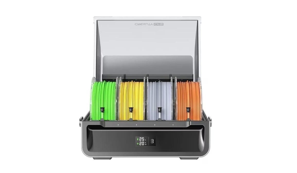 CREALITY CFS MULTI FILAMENT SYSTEM, Pentru printare 3D multi color sau multi filament, Compatibil cu Creality HI si Creality K2 Plus, Dimensiuni: 379 × 314 × 276 mm, Greutate: 4.56kg, Numar filamente suportate: 4, Diametru filament compatibil: 1.75mm, diametru 197-202mm, latime: 42-68mm