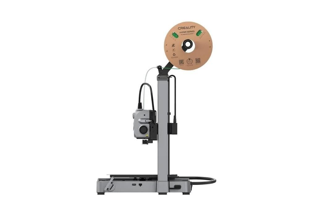CREALITY HI 3D PRINTER, Tehnologie FDM, Volum printare: 260 × 260 × 300 mm, dimensiuni imprimanta: 409 × 392 × 477 mm, Touchscreen 3.2", Camera video pentru monitorizare, Senzor filament, Viteza printare: 300mm/s standard, 500mm/s max, Acuratete: 100±0.1 mm, inaltime strat: 0.1-0.35 mm, Direct drive