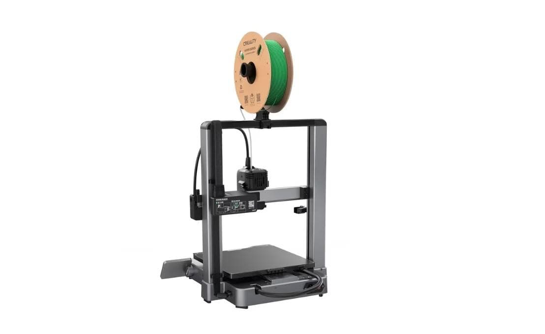 CREALITY HI 3D PRINTER, Tehnologie FDM, Volum printare: 260 × 260 × 300 mm, dimensiuni imprimanta: 409 × 392 × 477 mm, Touchscreen 3.2", Camera video pentru monitorizare, Senzor filament, Viteza printare: 300mm/s standard, 500mm/s max, Acuratete: 100±0.1 mm, inaltime strat: 0.1-0.35 mm, Direct drive