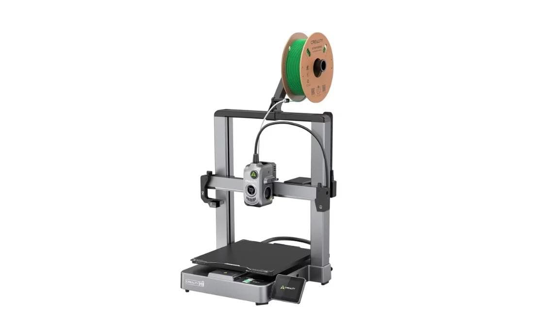 CREALITY HI 3D PRINTER, Tehnologie FDM, Volum printare: 260 × 260 × 300 mm, dimensiuni imprimanta: 409 × 392 × 477 mm, Touchscreen 3.2", Camera video pentru monitorizare, Senzor filament, Viteza printare: 300mm/s standard, 500mm/s max, Acuratete: 100±0.1 mm, inaltime strat: 0.1-0.35 mm, Direct drive