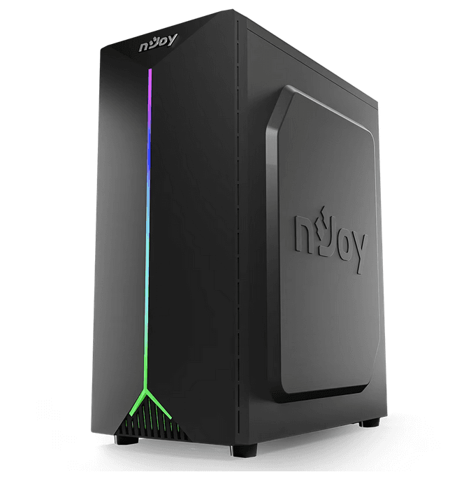 CARCASA NJOY PC ANIL Mid Tower NEGRU