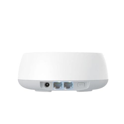 TP-LINK BE3600 Whole Home Mesh WiFi 3PK Dual-Band, standarde wireless: Wi-Fi 7 IEEE 802.11be/ax/ac/n/a 5 GHz, IEEE 802.11be/ax/n/b/g 2.4 GHz, viteze wireless: 5 GHz: 4324 Mbps (802.11be) 2.4 GHz: 688 Mbps (802.11be), Modul router, Mod Access Point, 4 x antene interne, AI-Driven Mesh, dimensiuni (150