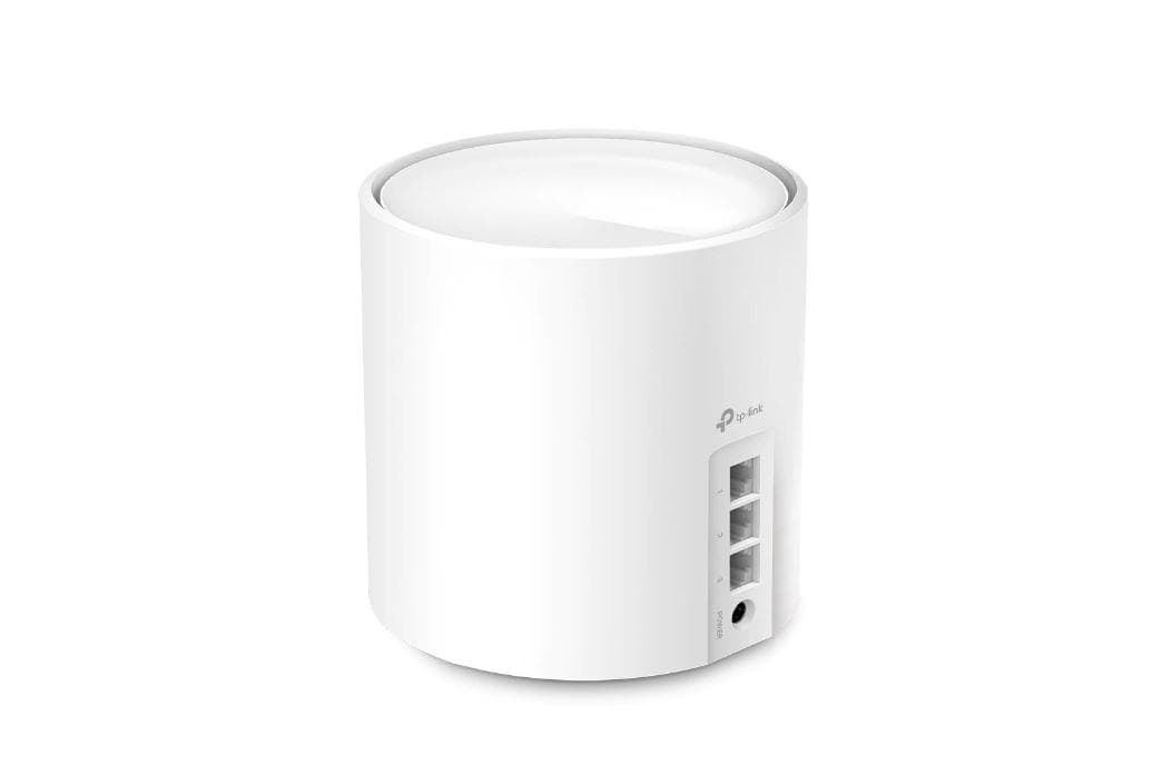 TP-Link AX3000 whole home mesh Wi-Fi 6 System, Deco X50(3-pack); Dual- Band, Standarde Wireless: IEEE 802.11ax/ac/n/a 5 GHz, IEEE 802.11ax/n/b/g 2.4 GHz, viteza wireless: 5 GHz: 2402 Mbps, 2.4 GHz: 574 Mbps, 2 x antene interne, 2×2 MU-MIMO, Mod Router, Mod Access Point, interfata 3 x 10/100/1000.