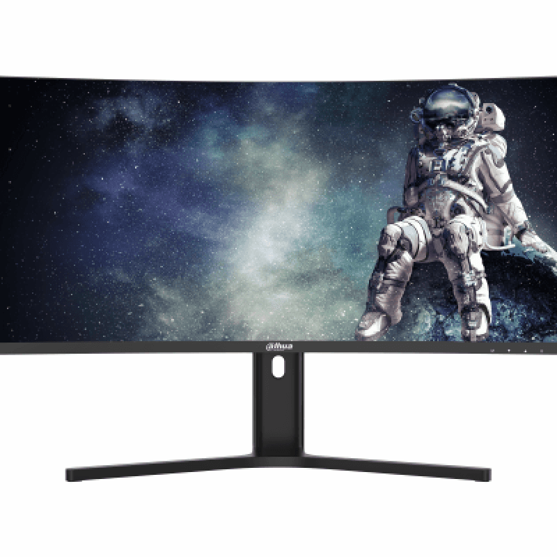 Monitor Dahua 34" DHI-LM34-E330CA, Curvature: 1500R, Diagonal (inch): 34, Diagonal (cm): 86, Aspect ratio: 21:9, Panel: VA, Resolution: 3440x1440, Refresh Rate: 200Hz, Response time MPRT: 1ms, Brightness (max): 300 cd/m², Contrast (static) : 3500:1, Viewing angle: 178/178, Color Gamut Type: NTSC