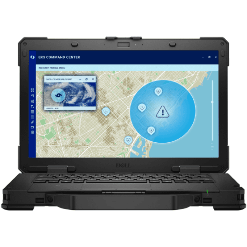Laptop Business Dell Pro Rugged 14 RB14250, cu procesor Intel Core Ultra 7 165U, 14'' IPS, 32 GB DDR5, 1 TB SSD, Intel Graphics, Windows 11 Pro