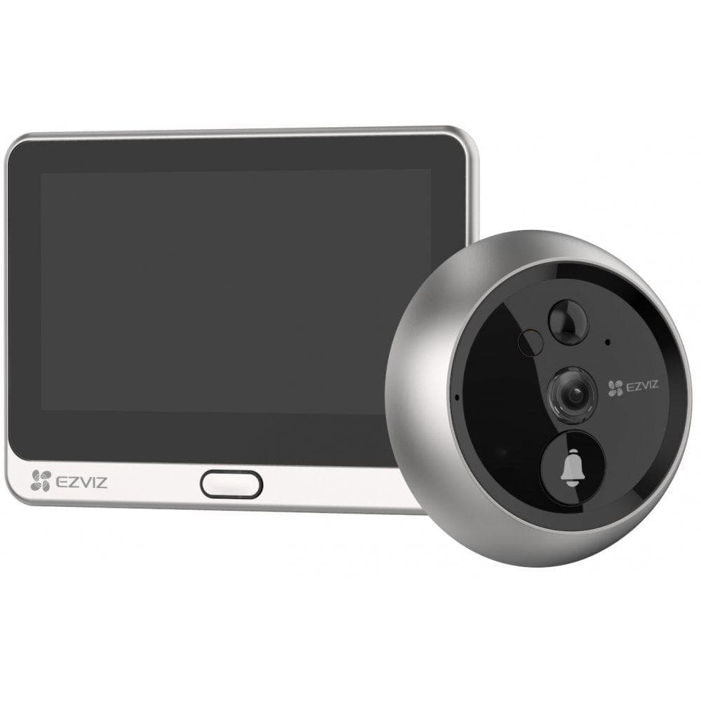 Vizor Wireless EZVIZ,CS-DP2C-A0-6E2WPFBS;1/3" Progressive Scan CMOS, 2.0 mm @ F2.2, visual angle (diagonal):155°,ICR infrared filter,Max. 5 m, 1080p / 2MP, 15fps, PIR angle 110°, Max. 5m (20 ft), MicroSD card(max. 256 GB)， Built-in high sensitivity microphone，Built-in high-power speaker，PIR motion