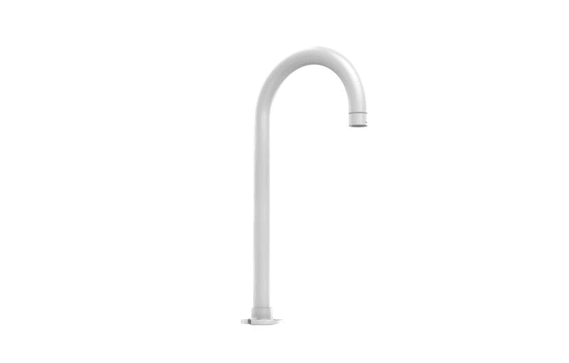 Suport Gooseneck pentru camere PTZ Hikvision, material: aluminiu si otel, culoare: alb, dimensiuni: 445.8 × 130.4 × 841.5mm, greutate: 6734g