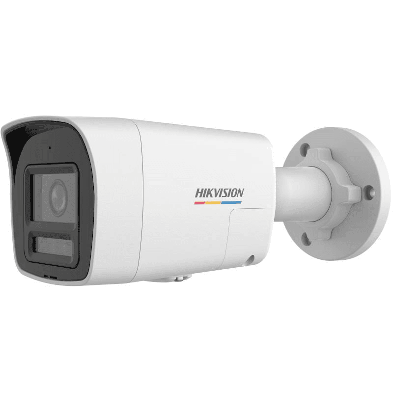 Camera de supraveghere IP Bullet 2MP Hikvision DS-2CD1027G2H- LIUF/SL(2.8MM), lentila fixa 2.8mm, iluminare min: Color: 0 0.001 Lux @ (F1.0, AGC ON),0 Lux cu lumina alba, IR 30m, microfon incorporat, difuzor incorporat, slot card de memorie: microSD/microSDHC/microSDXC maxim 512GB, alarma la