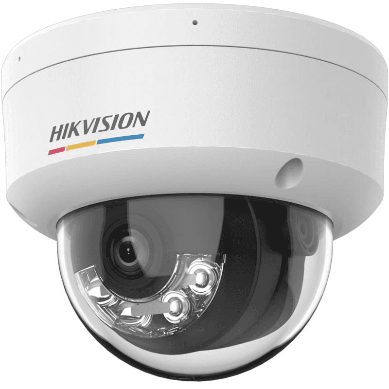 Camera de supraveghere IP Dome 6MP ColorVu with Smart Hybrid Light Hikvision DS-2CD1167G2H-LIU(2.8MM), lentila fixa: 2.8mm, iluminare min.: Color: 0.001 Lux @ (F1.0, AGC ON),B/W: 0 Lux cu IR: 30m, microfon incorporat, alarma la evenimente: Motion detection (support alarm triggering by specified
