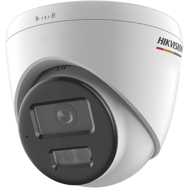 Camera de supraveghere IP Turret 4MP Hikvision DS-2CD1347G2H- LIUF/SL(2.8MM), lentila fixa 2.8mm, iluminare min: Color: 0 0.001 Lux @ (F1.0, AGC ON),0 Lux cu lumina alba, IR 30m, microfon incorporat, difuzor incorporat, slot card de memorie: microSD/microSDHC/microSDXC maxim 512GB, alarma la