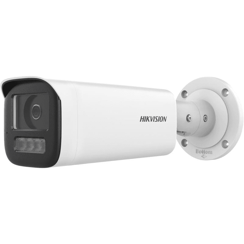 Camera de supraveghere IP Bullet 4MP Hikvision DS-2CD1B43G2-LIUF(4MM), lentila fixa: 4mm, iluminare min: Color: 0.005 Lux @ (F1.6, AGC ON),B/W: 0 Lux cu IR: 60m, microfon incorporat, slot card de memorie: microSD/microSDHC/microSDXC card, up to 512 GB, alarma la evenimente: Motion detection (support