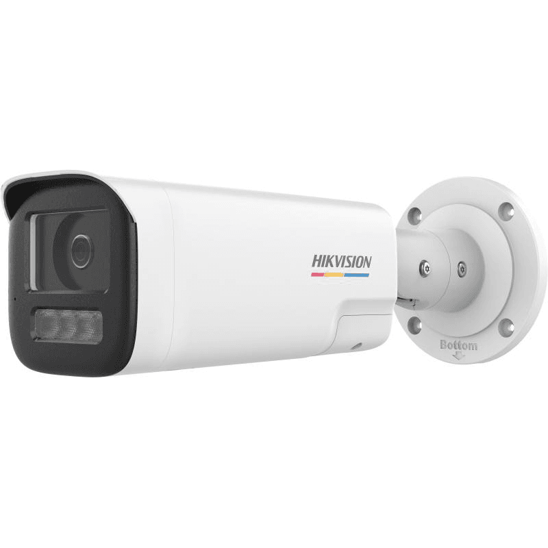 Camera de supraveghere IP Bullet 4MP Hikvision DS-2CD1B47G2H- LIUF/SL(2.8MM), lentila fixa 2.8mm, iluminare min: Color: 0.001 Lux @ (F1.0, AGC ON),0 Lux cu lumina alba, IR 50m, microfon incorporat, difuzor incorporat, slot card de memorie: microSD/microSDHC/microSDXC maxim 512GB, alarma la