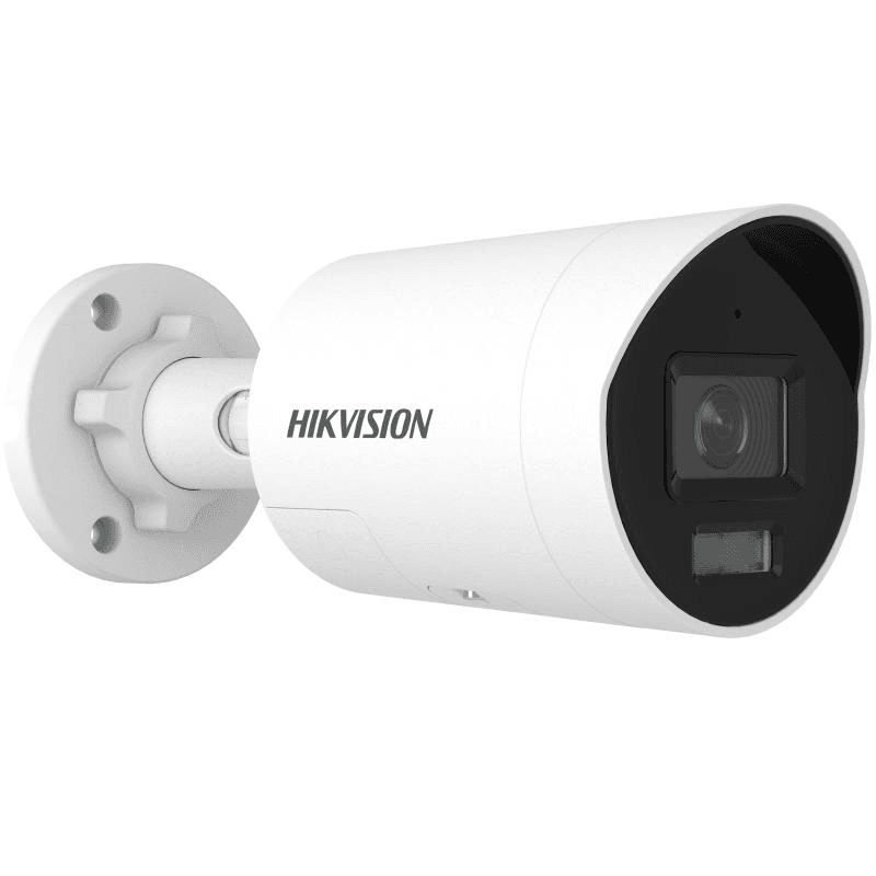 Camera de supraveghere IP Bullet 4MP Smart Hybrid Light with ColorVu Hikvision DS-2CD2047G3-LI2UY/SL(2.8MM), lentila fixa 2.8mm, iluminare min: Color: 0.0008 Lux @ (F1.0, AGC ON),0 Lux cu IR 40m, microfon incorporat, difuzor incorporat, interfata audio: 1/1, alarma: 1/1, slot card de memorie