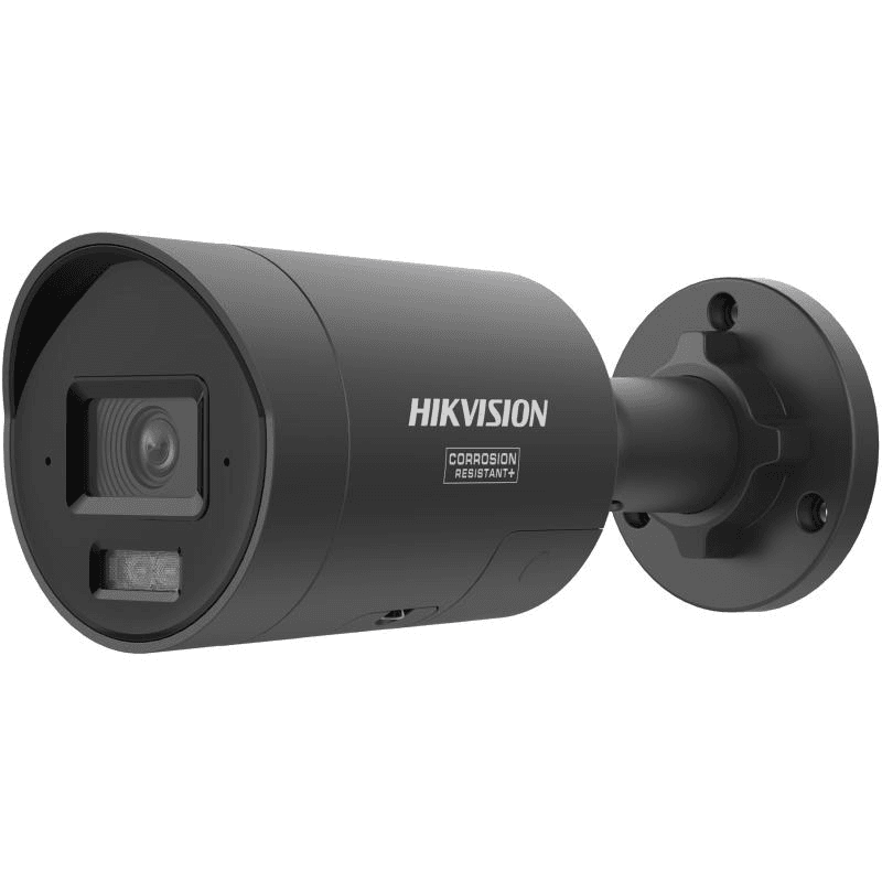 Camera de supraveghere IP Bullet 4MP Smart Hybrid Light with ColorVu Hikvision DS-2CD2047G3-LI2UY/SL(2.8MM)/BK, lentila fixa 2.8mm, iluminare min: Color: 0.0008 Lux @ (F1.0, AGC ON),0 Lux cu IR 40m, microfon incorporat, difuzor incorporat, interfata audio: 1/1, alarma: 1/1, slot card de memorie
