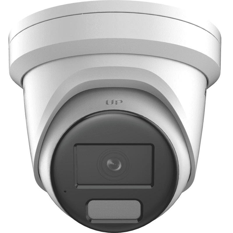 Camera de supraveghere IP Turret 4MP ColorVu Hikvision DS-2CD2347G2H- LIU(4MM)(EF), lentila fixa 4mm, iluminare: Color: 0.0005 Lux @ (F1.0, AGC ON),B/W: 0 Lux with IR: 30m, microfon incorporat, interfata: 1 x RJ45 10 M/100 M self-adaptive Ethernet port, alarma la evenimente: Motion detection
